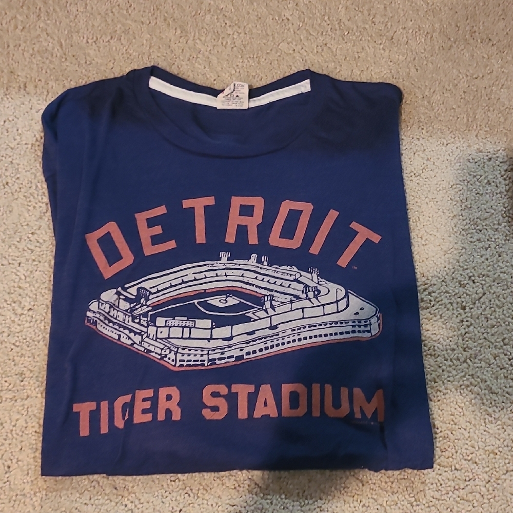 Detroit Tiger Stadium T-Shirt - Blue